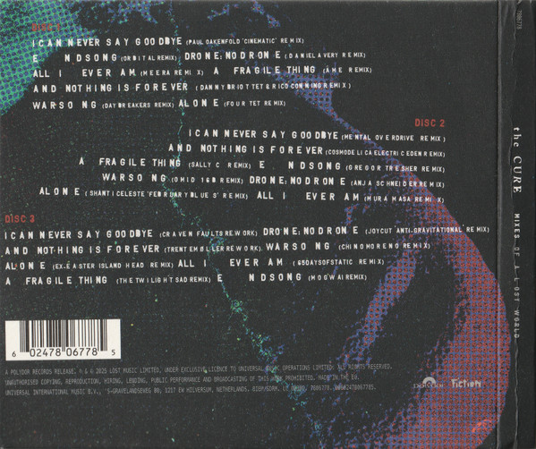 THE CURE - MIXES OF A LOST WORLD - Imagen 4