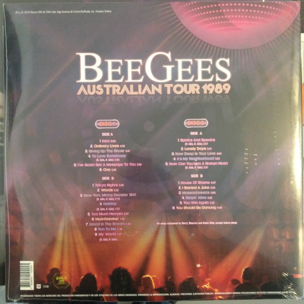 BEE GEES - AUSTRALIAN TOUR 1989 - Imagen 2