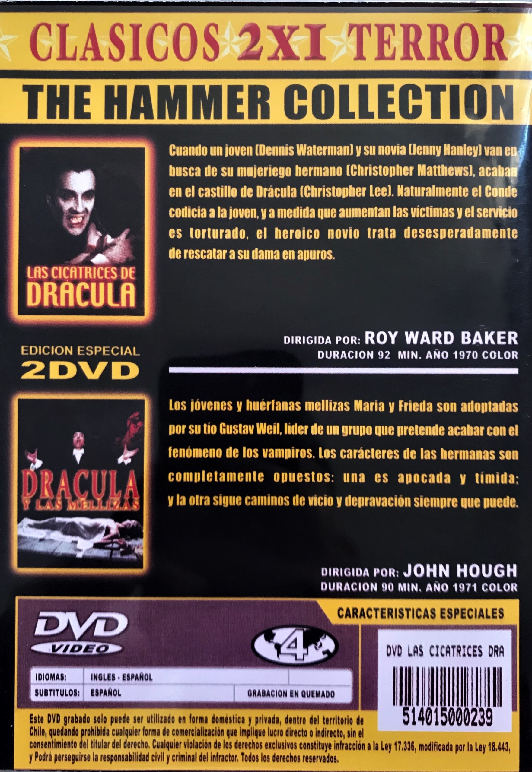 LAS CICATRICES DE DRACULA / DRACULA Y LAS MELLIZAS - Imagen 2