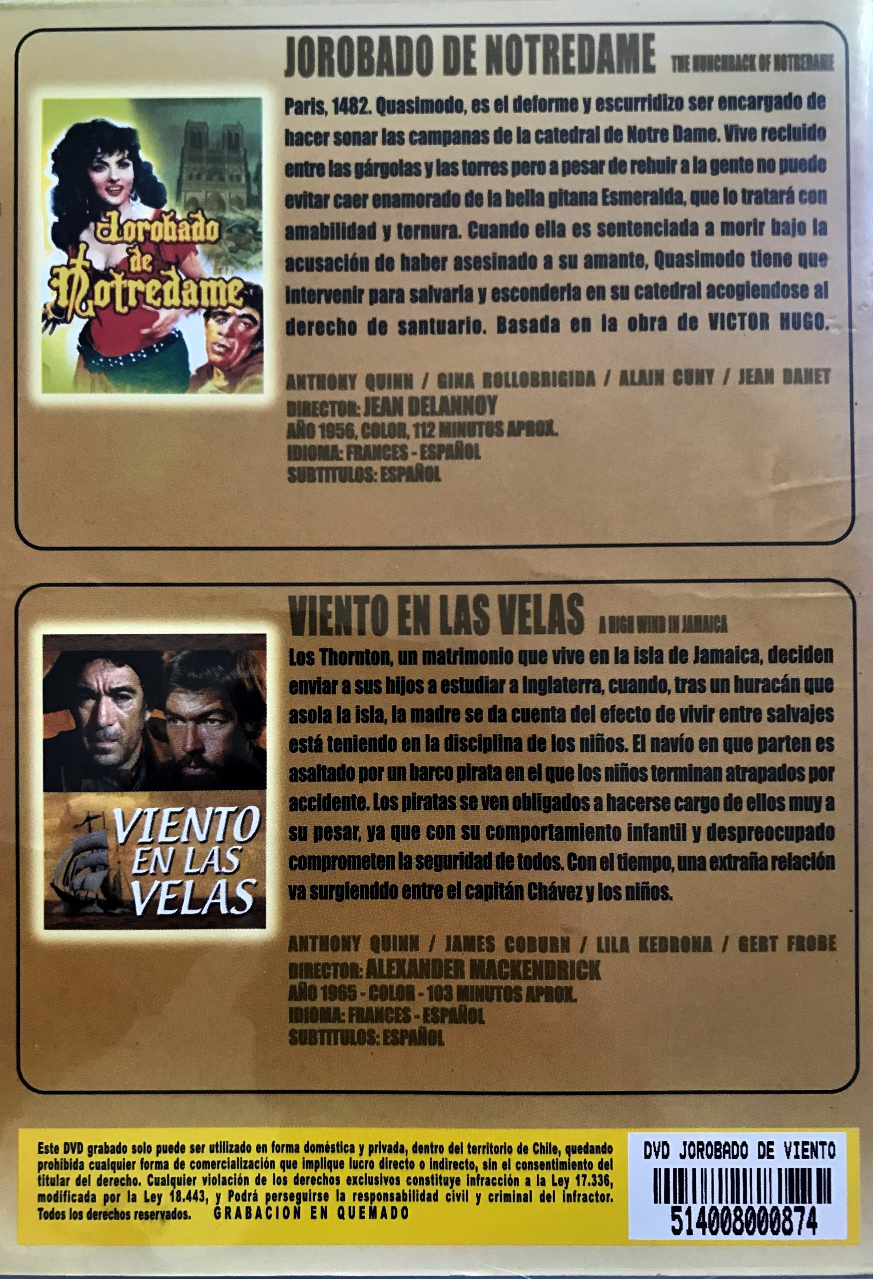 JOROBADO DE NOTRE DAME / VIENTO EN VELAS - Imagen 2