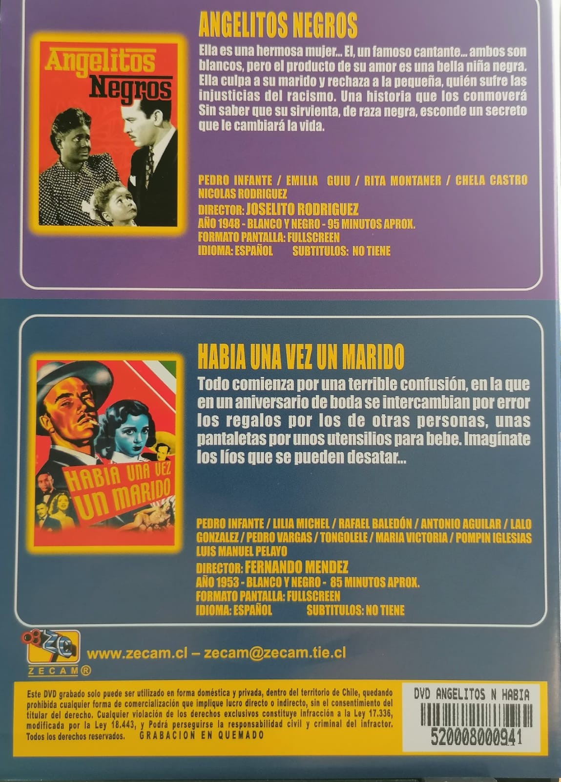 ANGELITOS NEGROS / HABIA UNA VEZ UN MARIDO - Imagen 2