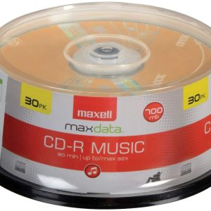 CDS - 30 PACK - MAXELL PREMIUM QUALITY NOISE FREE