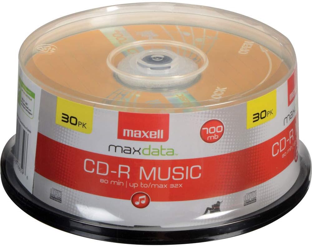 CDS - 30 PACK - MAXELL PREMIUM QUALITY NOISE FREE