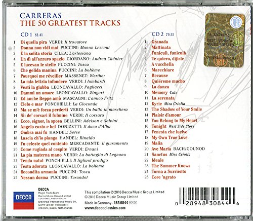 JOSE CARRERAS - THE 50 GREATEST TRACKS - Imagen 2