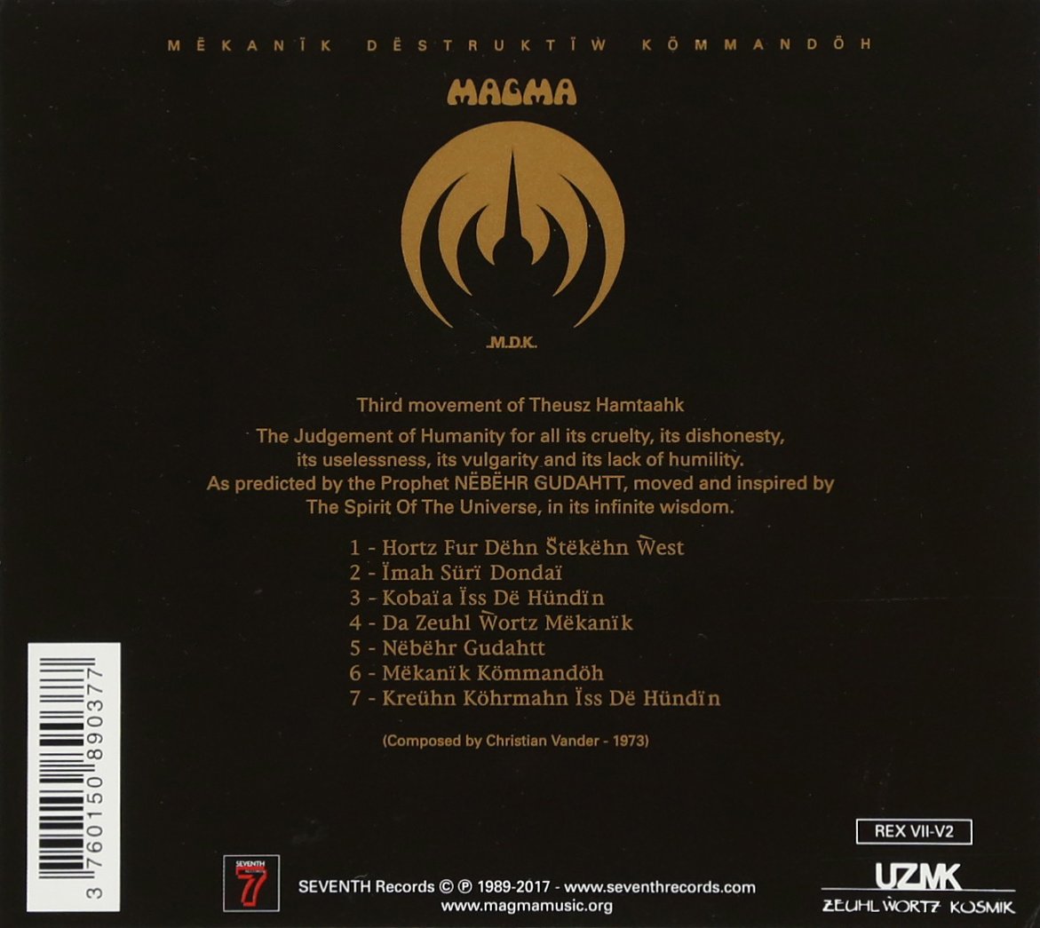 MAGMA - MEKANIK DESTRUKTIW KOMMANDOH - Imagen 2