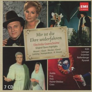HERMANN / PREY / SCHOCK / DELLA CASA / RYSANEK - MIR LIST DIE EHRE WIDERFAHREN ORIGINAL OPERA HIGHLIGHTS