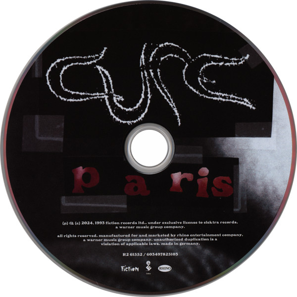THE CURE - PARIS - 30th ANNIVERSARY EDITION - Imagen 2
