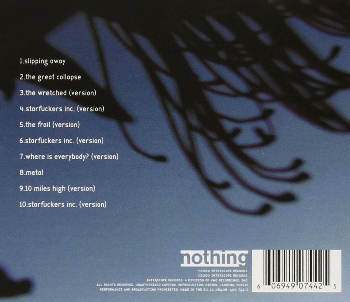 NINE INCH NAILS - THINGS FALLINF APART - Imagen 2