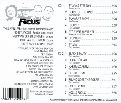 FOCUS - LIVE IN EUROPE - FOR FANS ONLY - LIMITED EDITION - Imagen 2