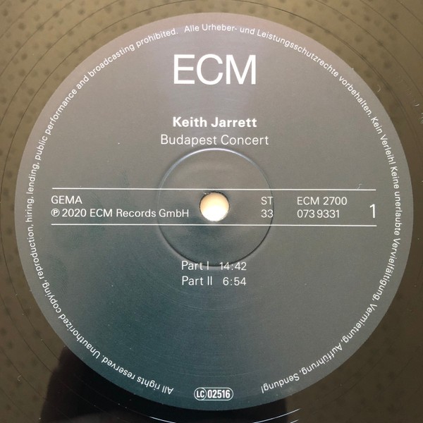 KEITH JARRETT - BUDAPEST CONCERT - Imagen 2