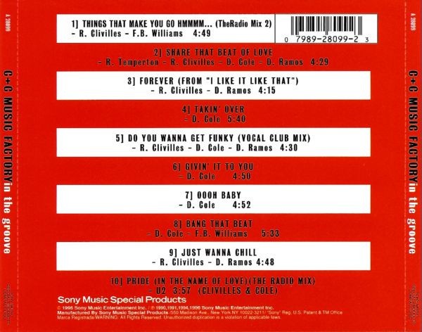 C + C MUSIC FACTORY - IN THE GROOVE - Imagen 3