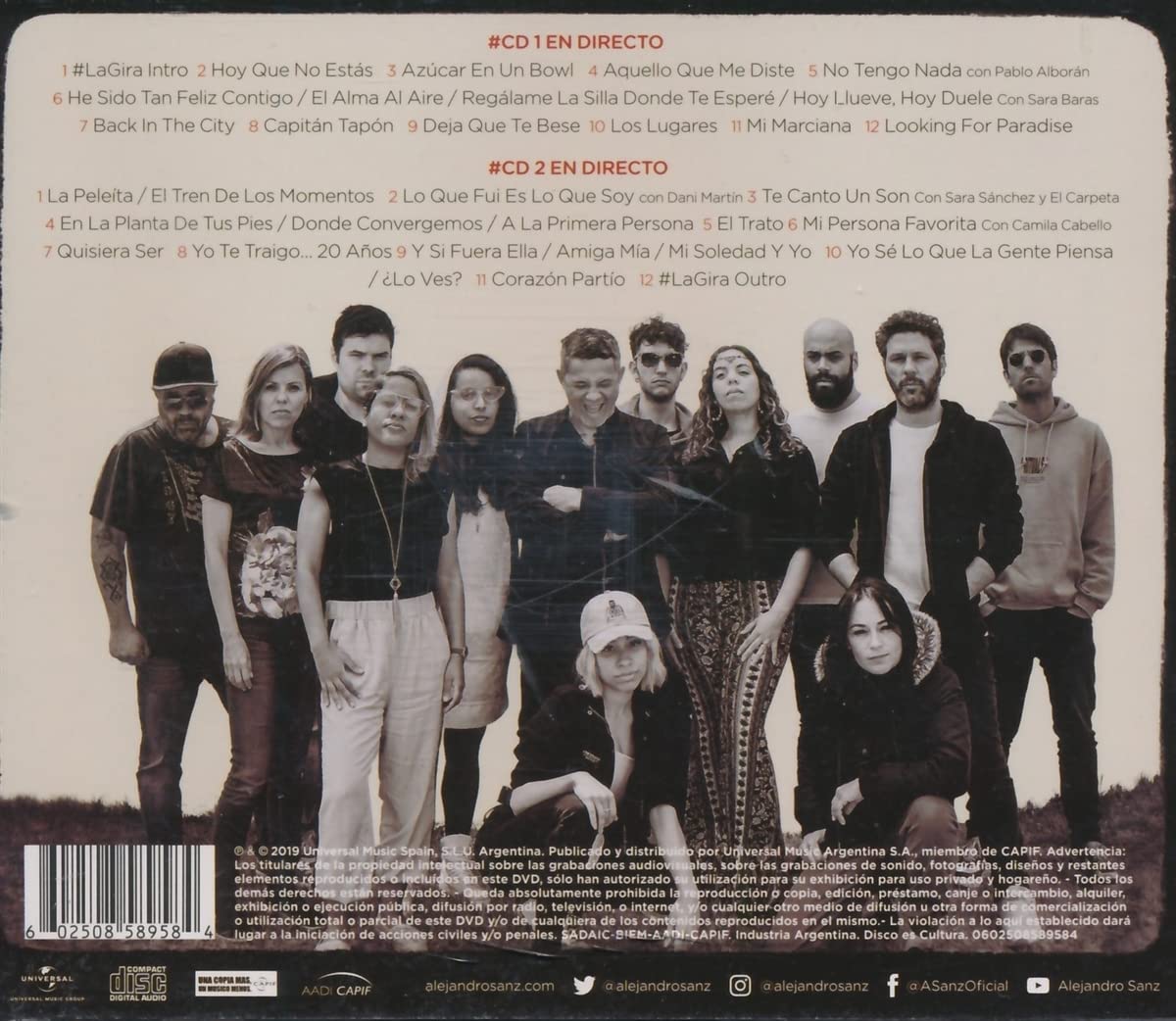 ALEJANDRO SANZ - LA GIRA DE ELDISCO - Imagen 2