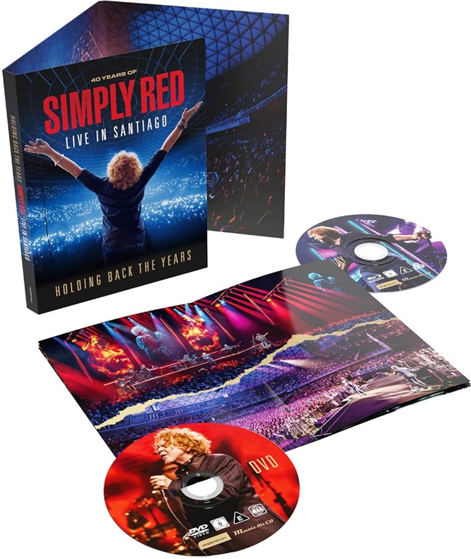 SIMPLY RED – HOLDING BACK THE YEARS – 40 YEARS OF SIMPLY RED – LIVE IN SANTIAGO