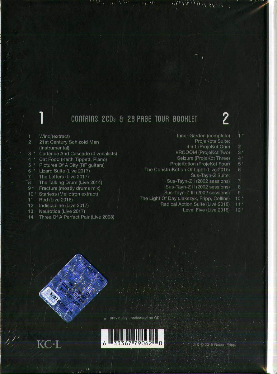 KING CRIMSON - THE ELEMENTS 2019 TOUR - Imagen 2