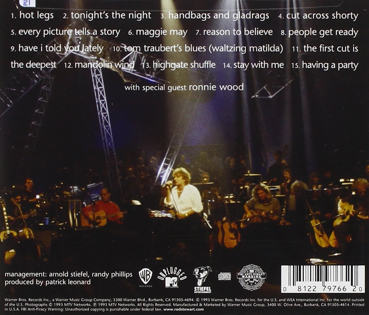 ROD STEWART WHIT SPECIAL GUEST RONNIE WOOD - UNPLUGGED AND SEATED - Imagen 2