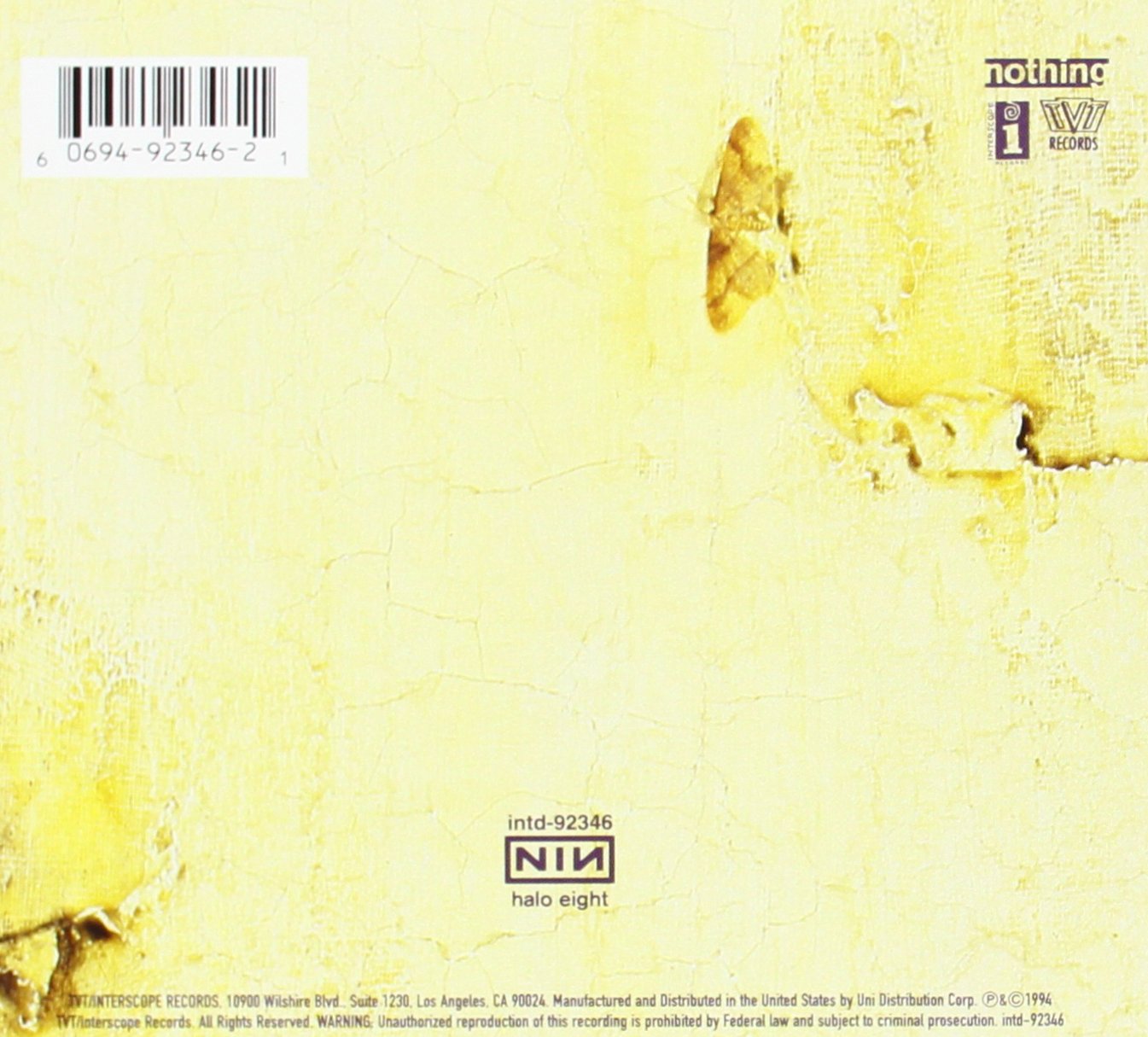 NINE INCH NAILS - THE DOWNWARD SPIRAL - Imagen 2