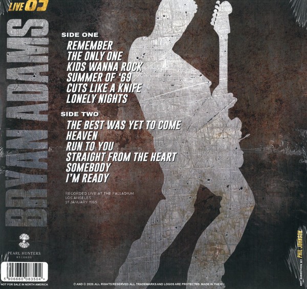 BRYAN ADAMS - LIVE 85 - Imagen 2