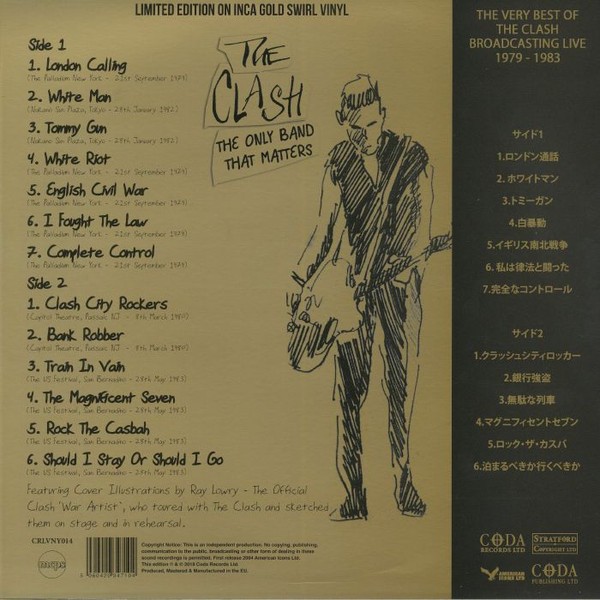 THE CLASH - THE ONLY BAND THAT MATTERS - Imagen 2