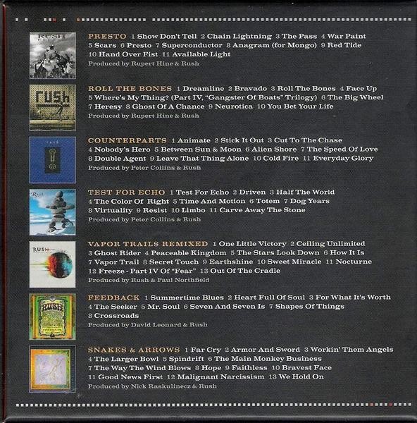 RUSH - THE STUDIO ALBUMS 1989-2007 - Imagen 2