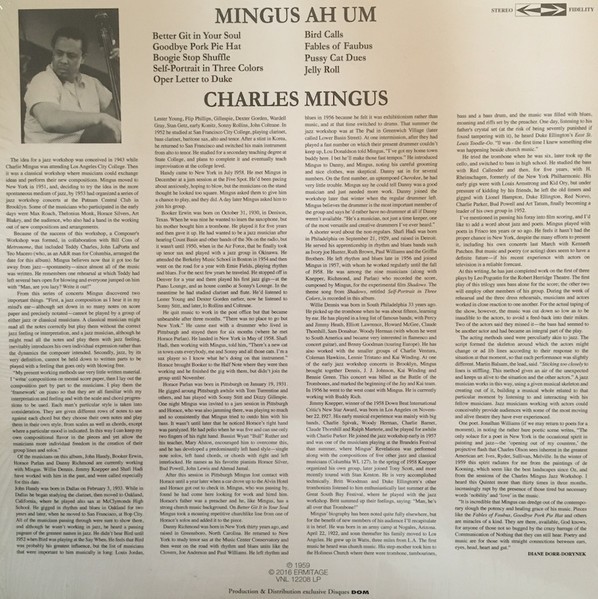 CHARLES MINGUS - MINGUS AH UM - Imagen 2