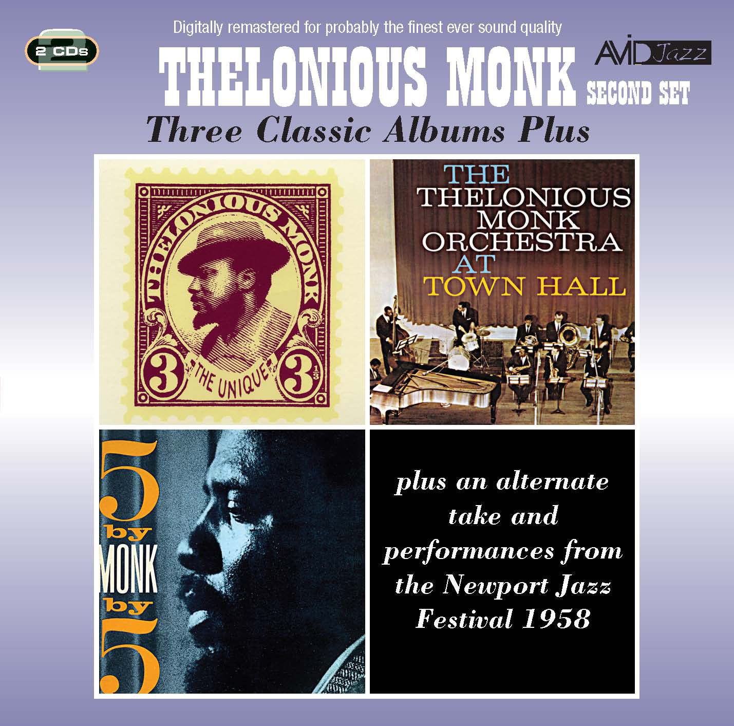 THELONIOUS MONK - THREE CLASSIC ALBUMS PLUS - SECOND SET