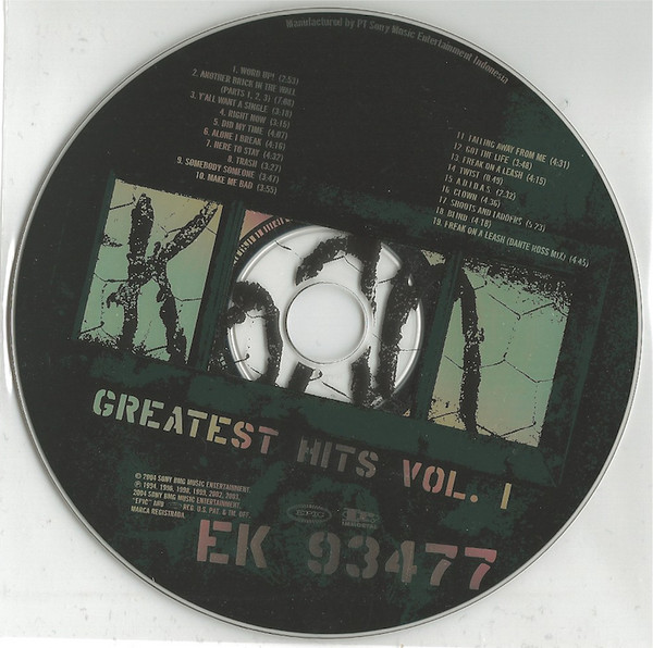 KORN - GREATEST HITS VOL 1 - Imagen 2