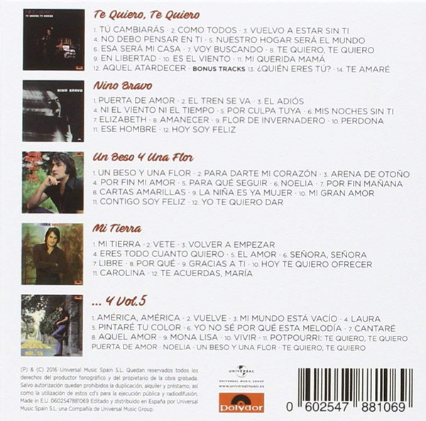 NINO BRAVO - DISCOGRAFIA COMPLETA - 50th ANIVERSARIO - Imagen 2