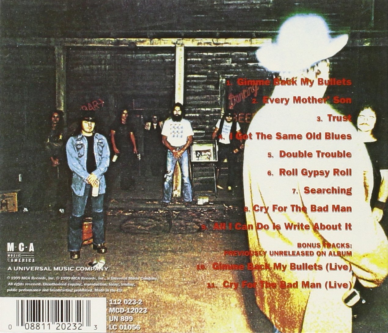 LYNYRD SKYNYED - GIMME BACK MY BULLETS - Imagen 2