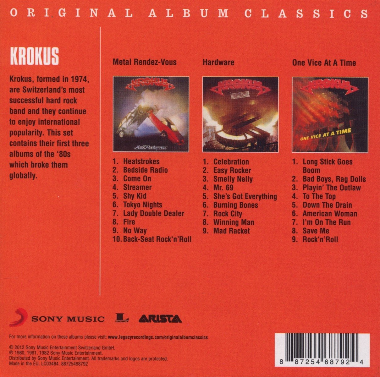 KROKUS - ORIGINAL ALBUM CLASSICS - Imagen 2