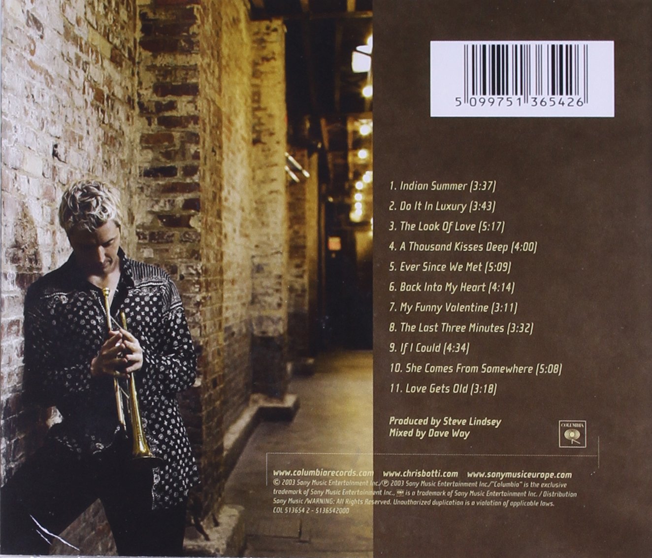 CHRIS BOTTI - A THOUSAND KISSES DEEP - Imagen 2