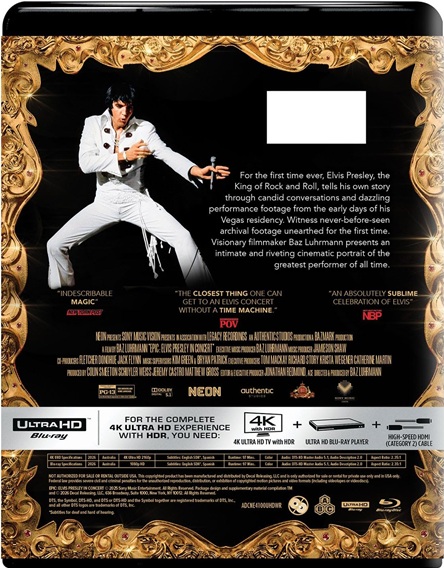 ELVIS PRESLEY - BAZ LUHRMANNS EPIC - ELVIS PRESLEY IN CONCERT - Imagen 2