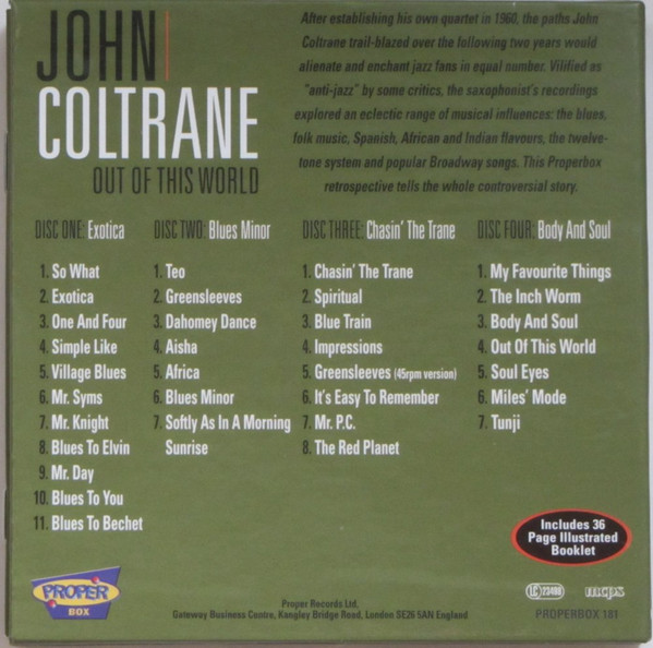 JOHN COLTRANE - OUT OF THIS WORLD - Imagen 2