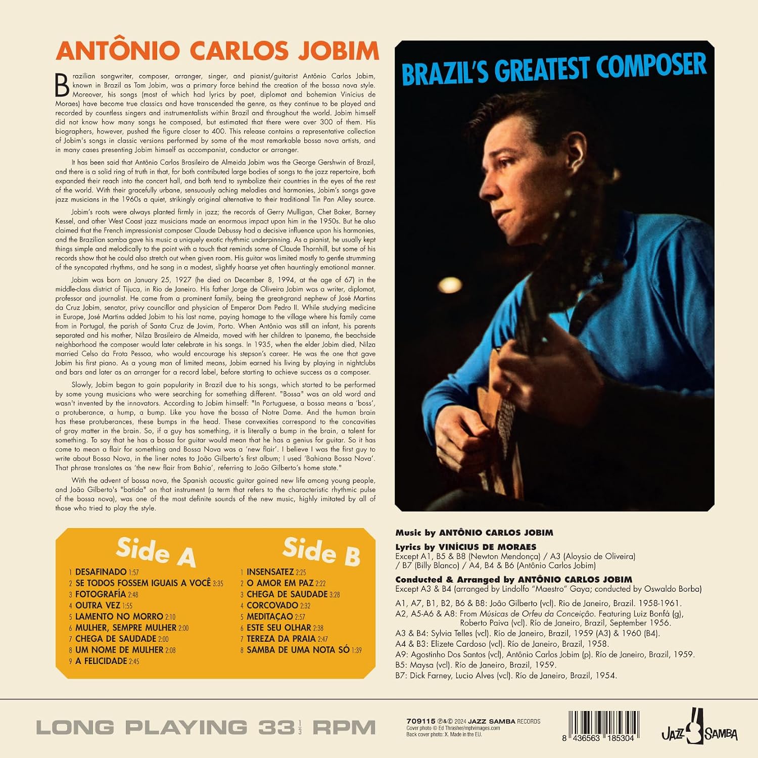 ANTONIO CARLOS JOBIN - BRAZIL S GREATEST COMPOSER - Imagen 2