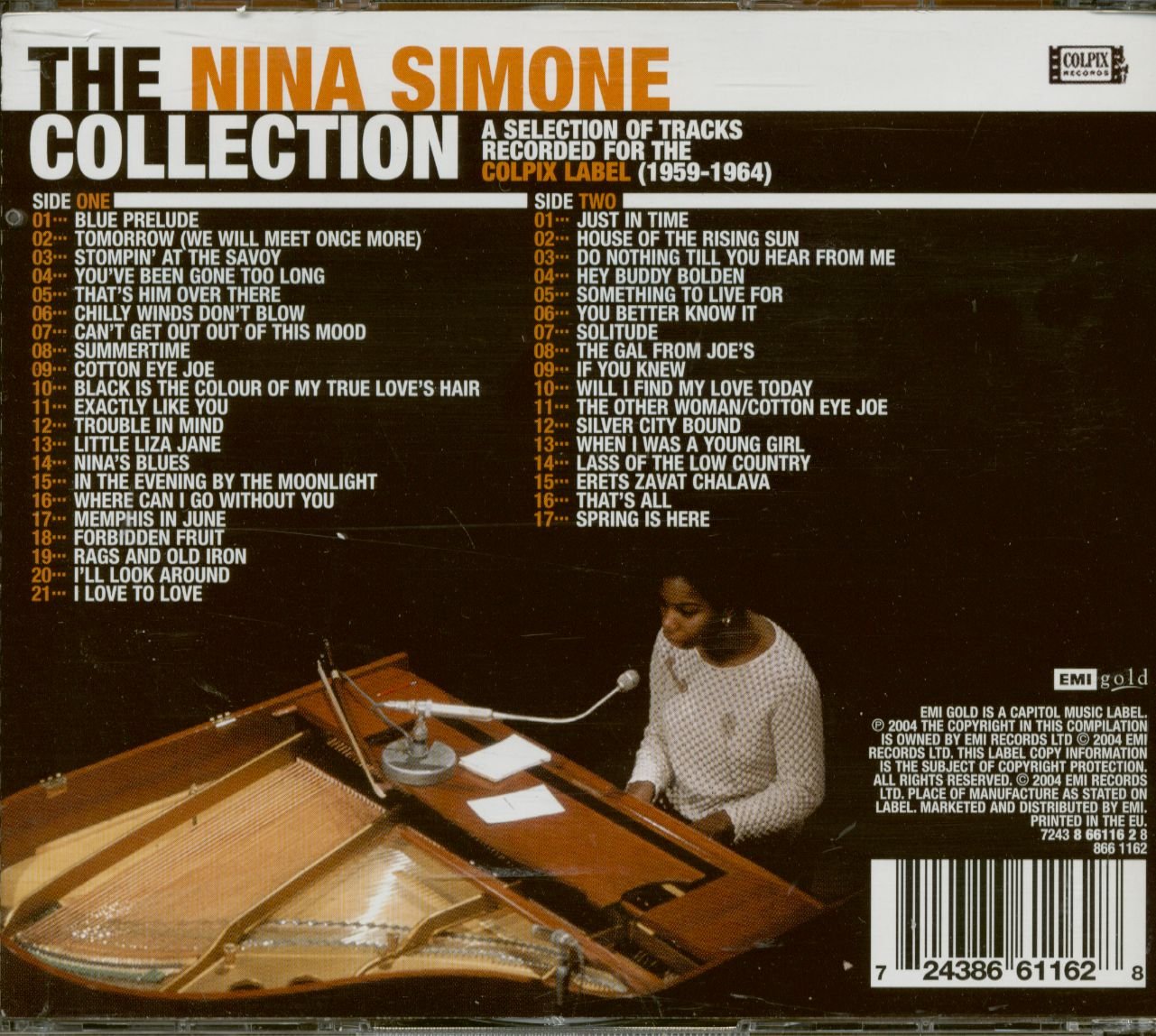 NINA SIMONE - THE NINA SIMONE COLLECTION - A SELECTION OF TRACKS RECORDED FOR THE COLPIX LABEL 1959-1964 - Imagen 2