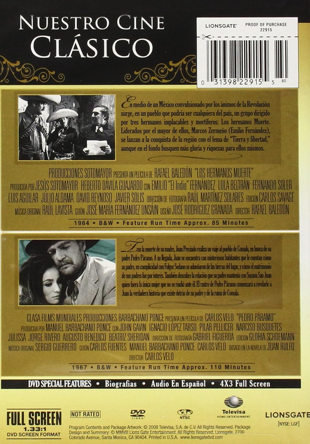 LOS HERMANOS MUERTE / PEDRO PARAMO - Imagen 2