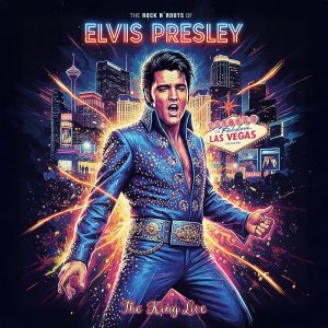 ELVIS PRESLEY - THE ROCK N ROOTS - THE KING LIVE