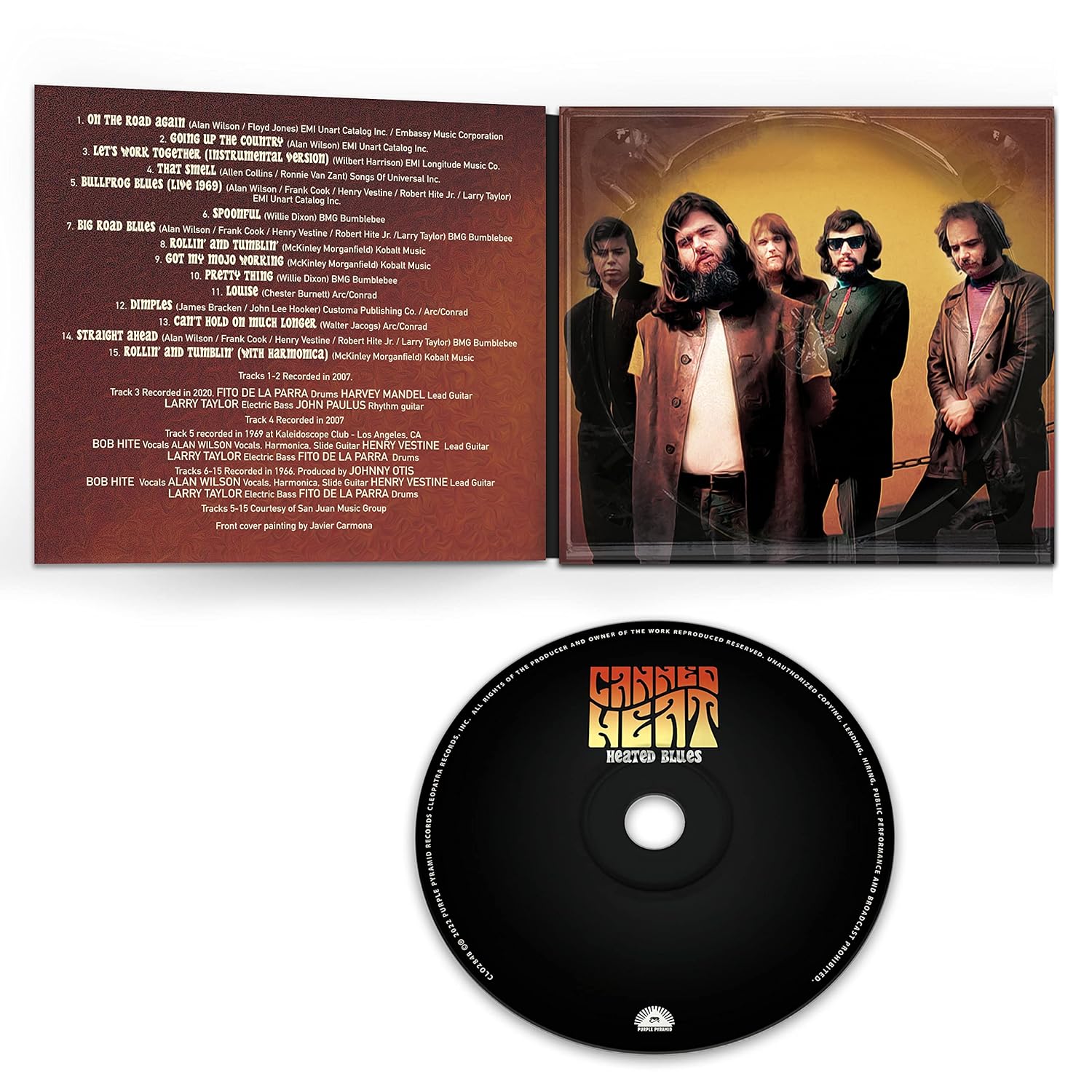 CANNED HEAT - HEATED BLUES - Imagen 2