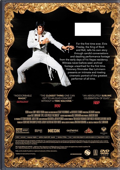 ELVIS PRESLEY – BAZ LUHRMANNS EPIC - ELVIS PRESLEY IN CONCERT - Imagen 2
