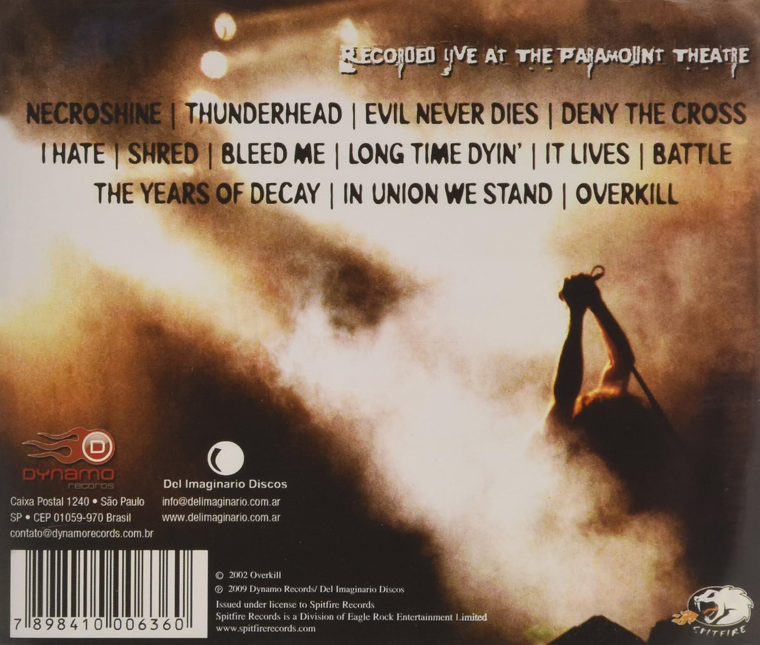 OVERKILL - WRECKING EVERYTHING LIVE - Imagen 2