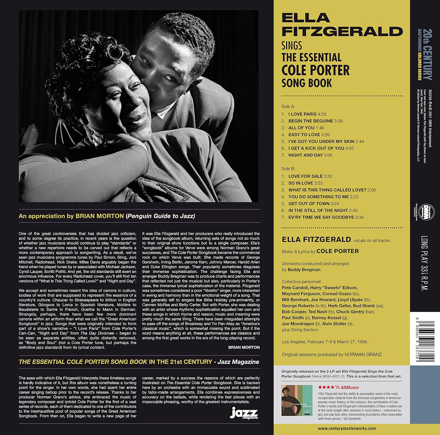 ELLA FITZGERALD - SINGS THE ESSENTIAL COLE PORTER SONG BOOK - Imagen 2