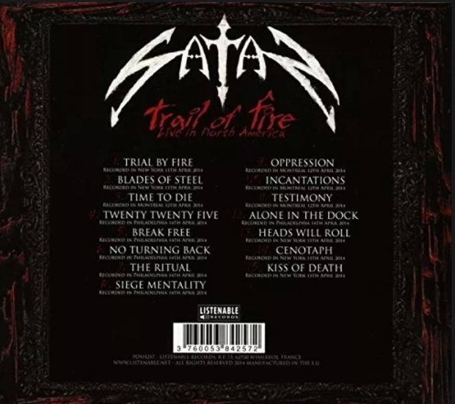 SATAN - TRAIL OF FIRE - Imagen 2