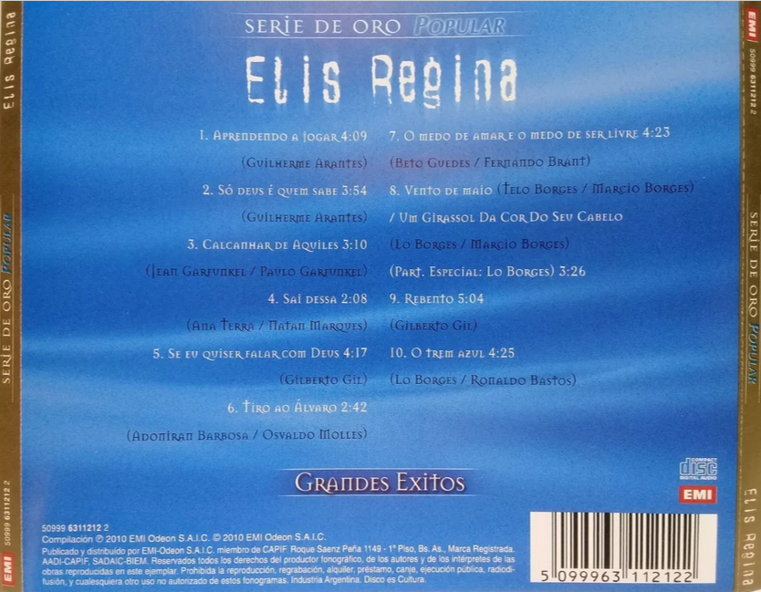 ELIS REGINA - SERIE DE ORO POPULAR GRANDES EXITOS - Imagen 2