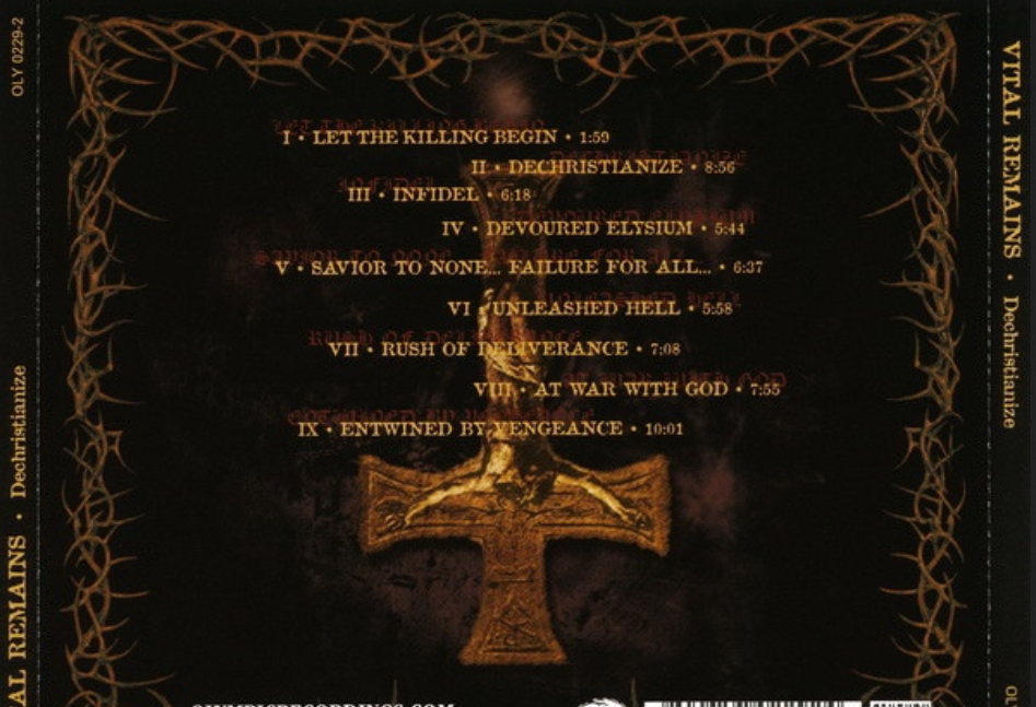 VITAL REMAINS - DECHRISTIANIZE - Imagen 2