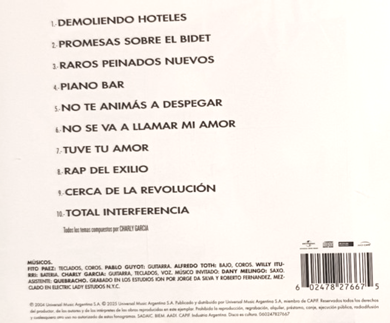 CHARLY GARCIA - PIANO BAR - Imagen 2