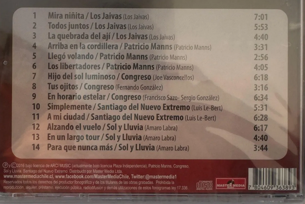 GRANDES DE LA CANCION CHILENA - HISTORICOS - Imagen 2