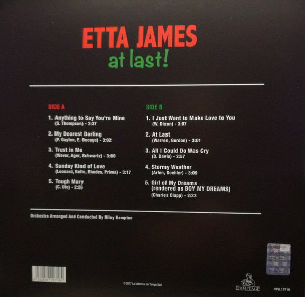 ETTA JAMES - AT LAST ! - Imagen 3
