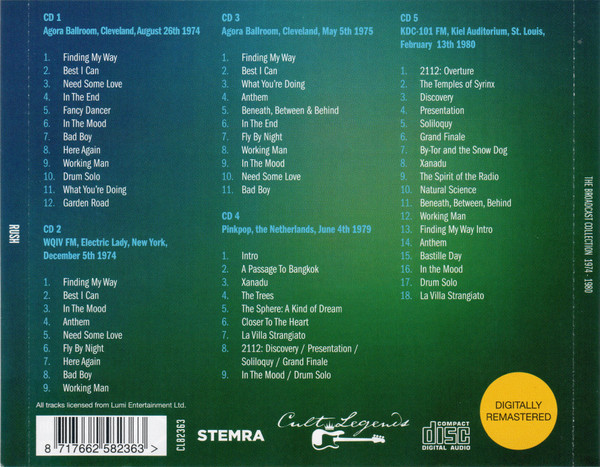 RUSH - THE BROADCAST COLLECTION 1974-1980 - Imagen 3