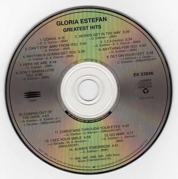 GLORIA ESTEFAN - GREATEST HITS - Imagen 2