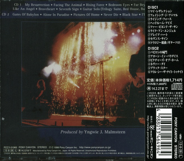 YNGWIE MALMSTEEN - LIVE - Imagen 2