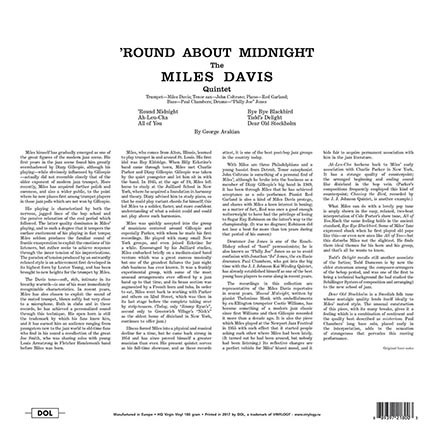 MILES DAVIS - ROUND ABOUT MIDNIGTH - Imagen 2